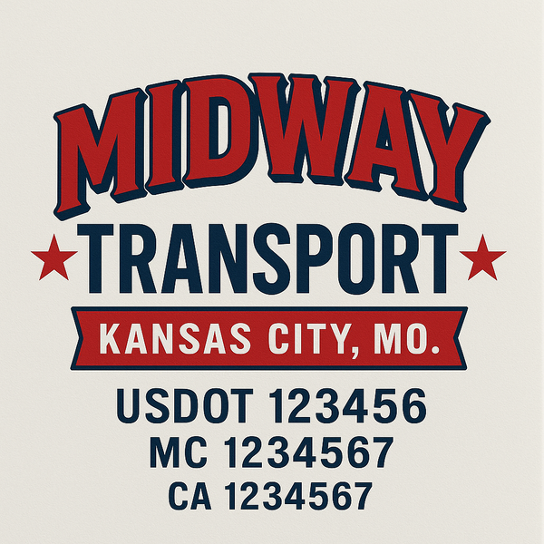 Custom Truck Door Decal Sticker Lettering For Semi-Trucks, Work Trucks, Box Trucks For USDOT Compliance